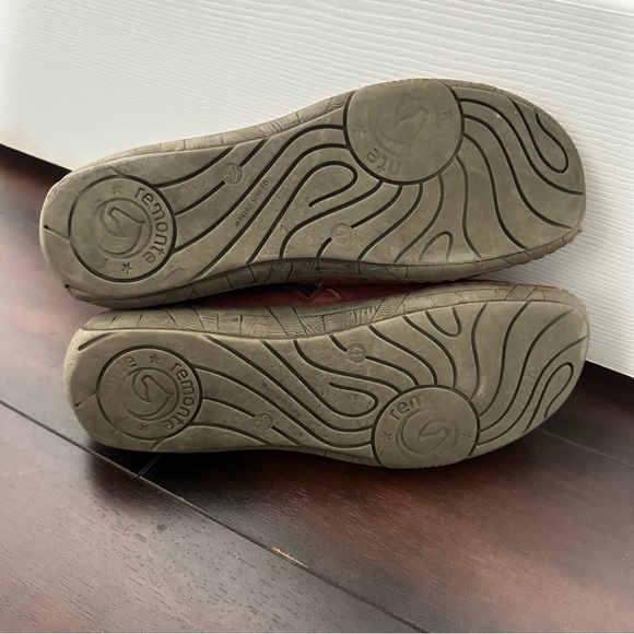 Size 10 (41) Remonte 8908 Women’s Leather Ankle Boots Red Lace Up Zip Comfort - Picture 6 of 7